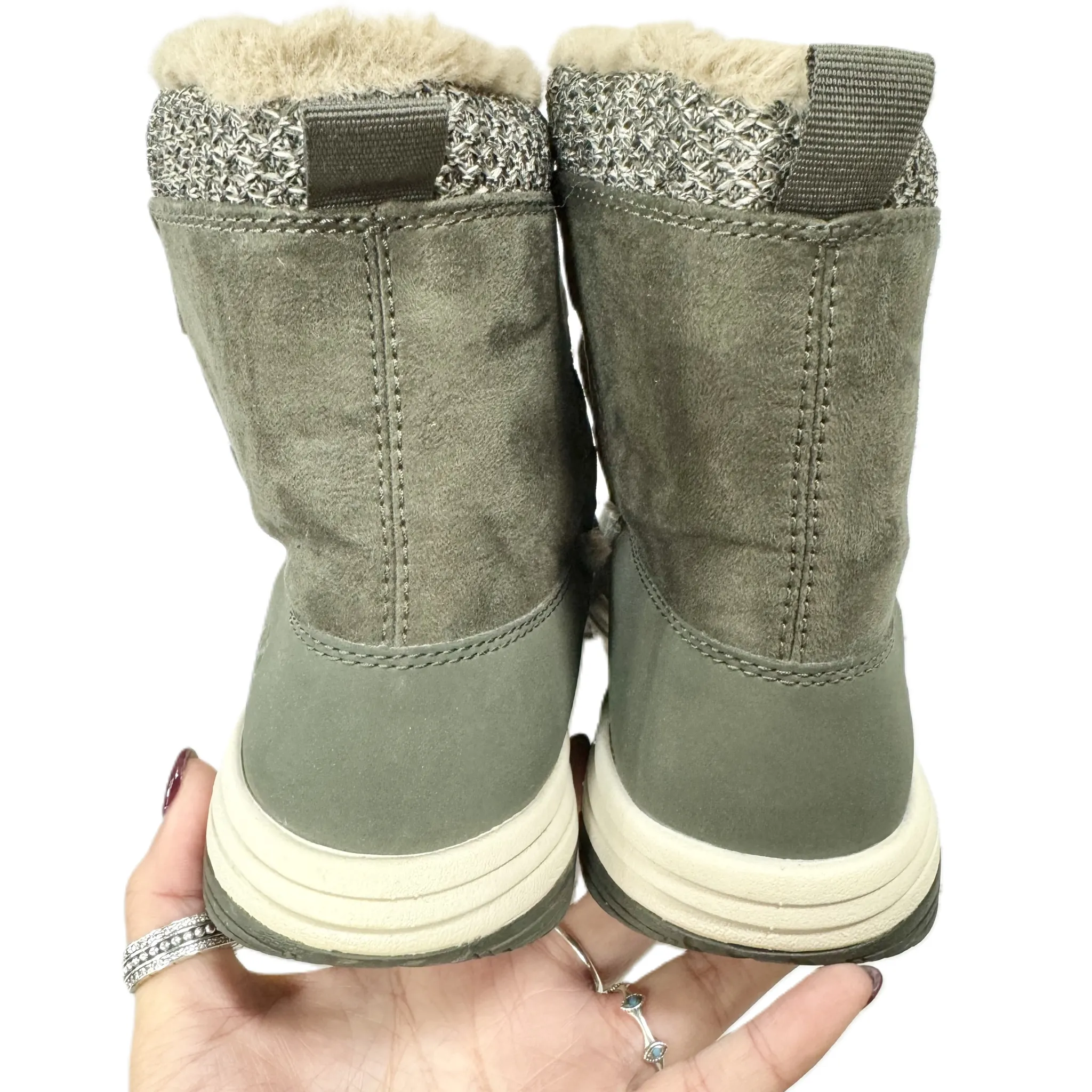 Boots Snow By Ryka In Green, Size: 7.5