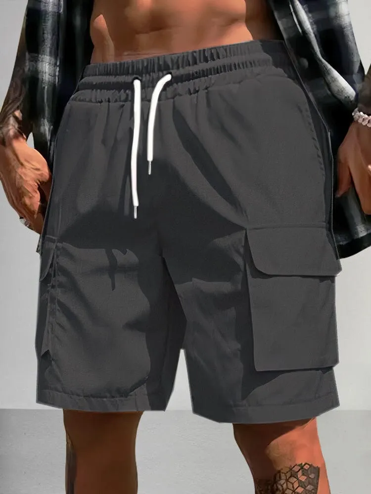 Casual Drawstring Sports Shorts