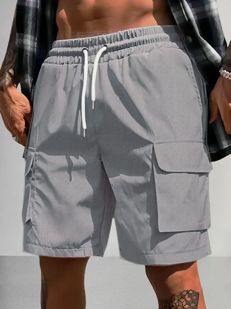 Casual Drawstring Sports Shorts