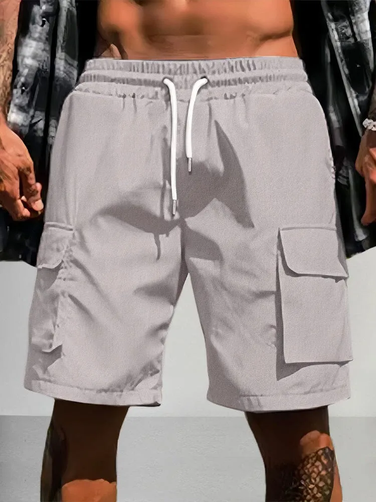 Casual Drawstring Sports Shorts