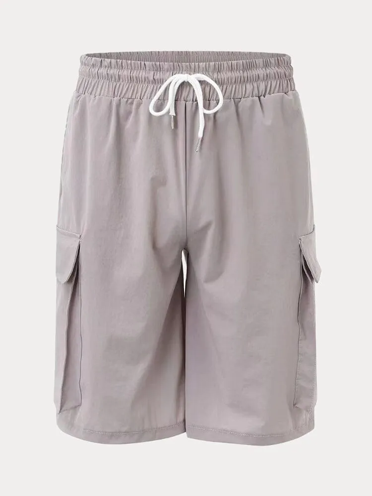 Casual Drawstring Sports Shorts