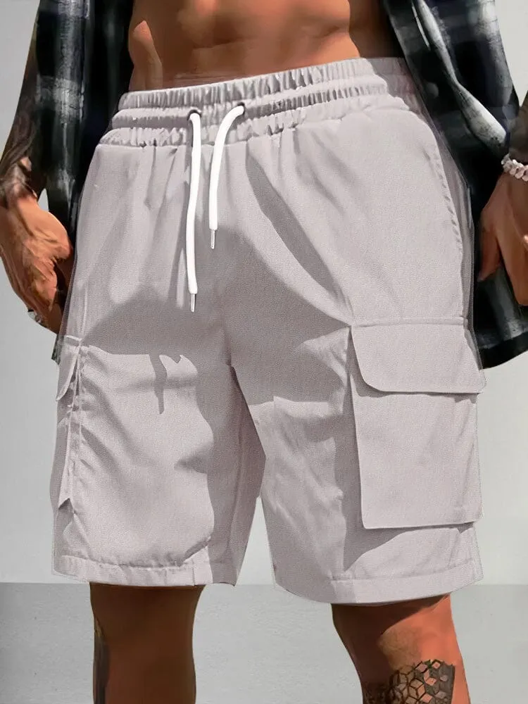 Casual Drawstring Sports Shorts