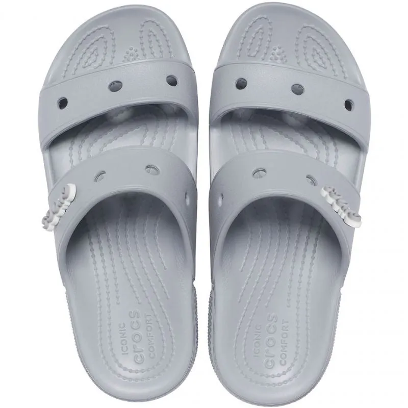 Crocs Unisex Classic Slippers - Gray