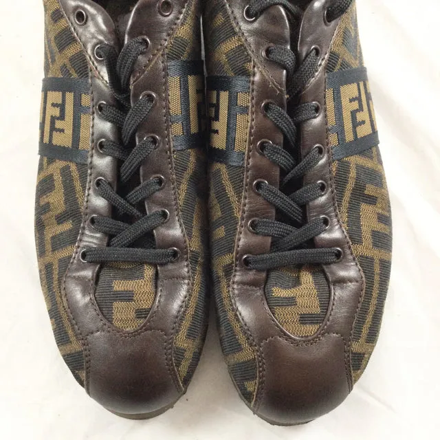 Fendi Zucca Sneakers. Size 39