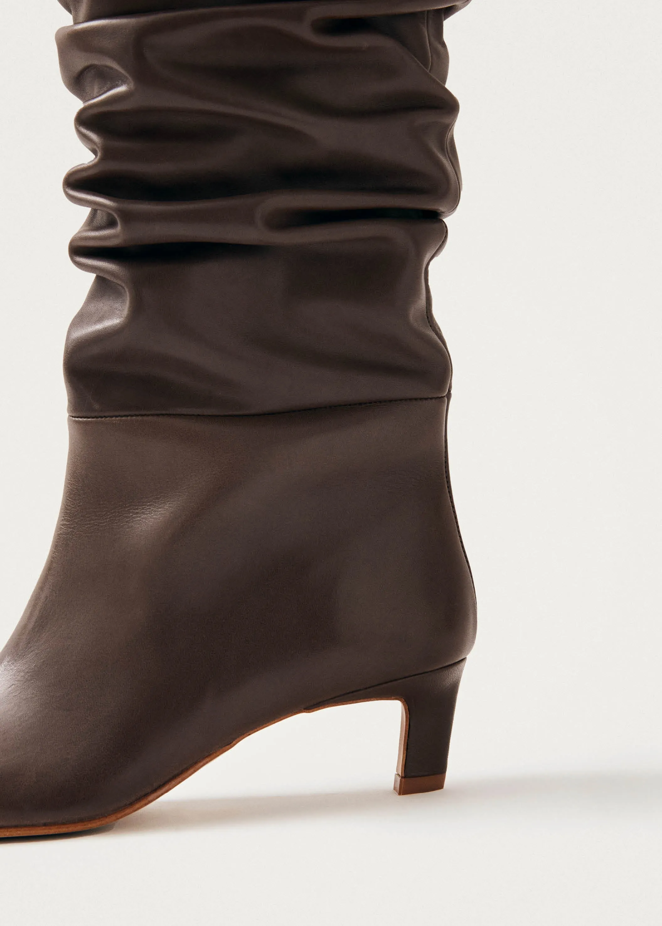 Kalila Brown Leather Boots