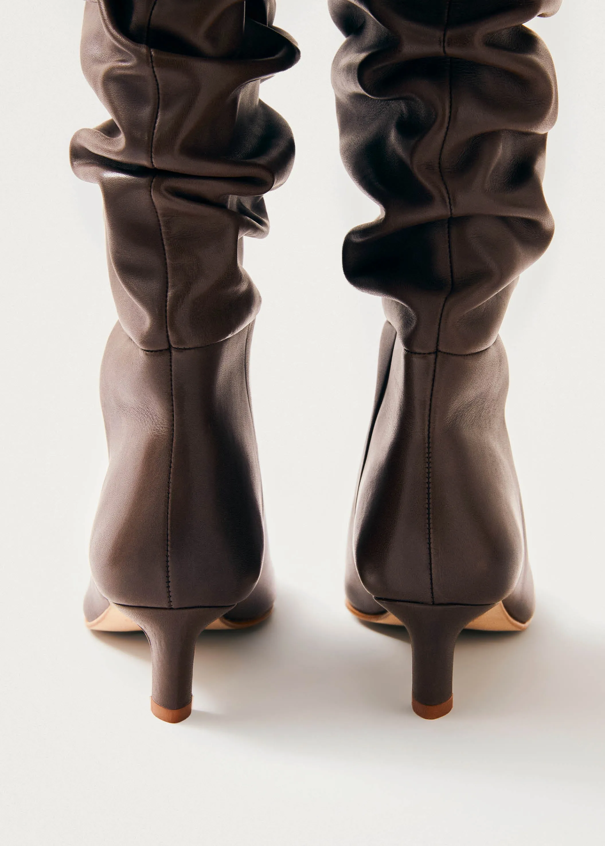 Kalila Brown Leather Boots