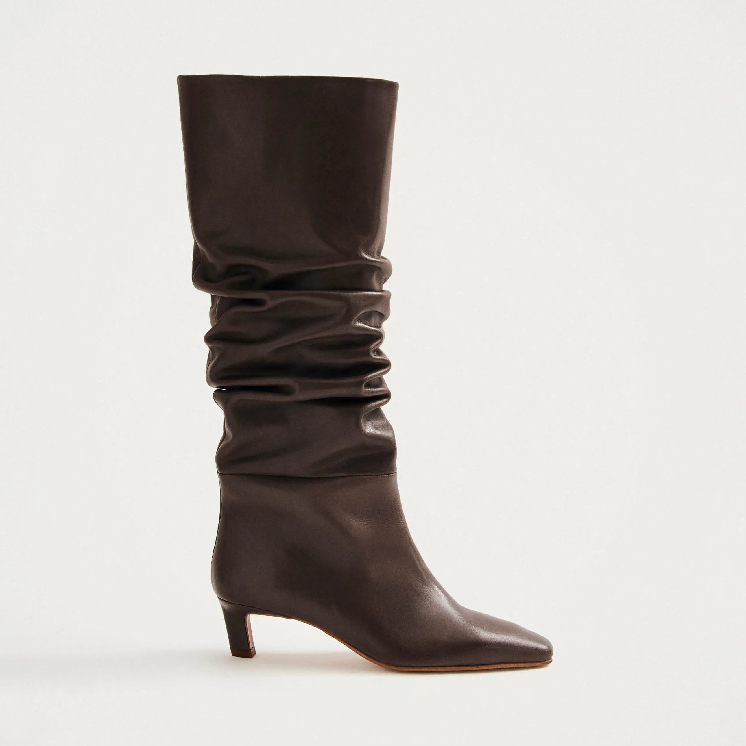 Kalila Brown Leather Boots