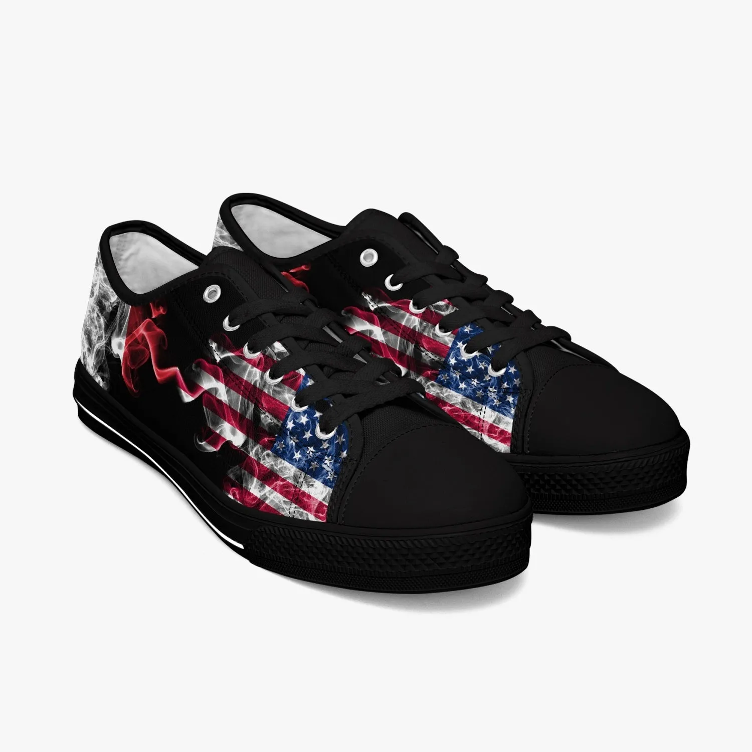 Low-Top Shoes - Italian American Flag