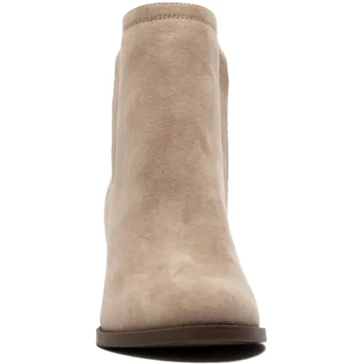 Qupid Tyson Taupe Suede Boots