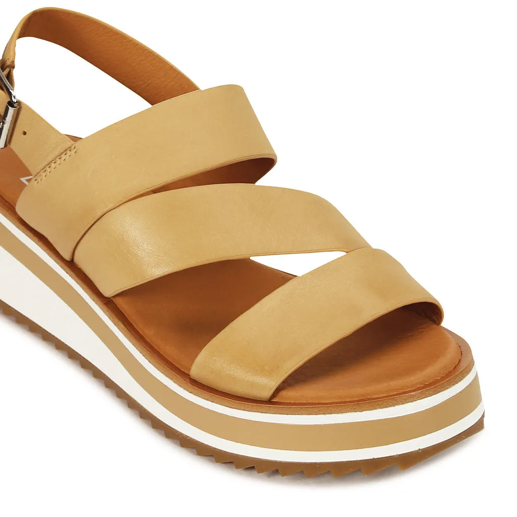 Sports Leather Sling Back Sandals