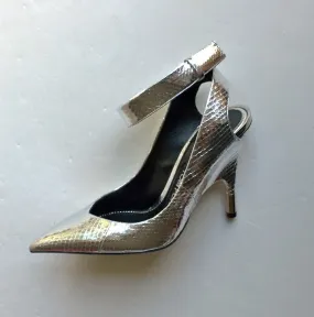 Tom Ford Silver Elaphe Heels