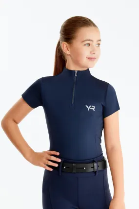 YR Navy Short Sleeve Base Layer